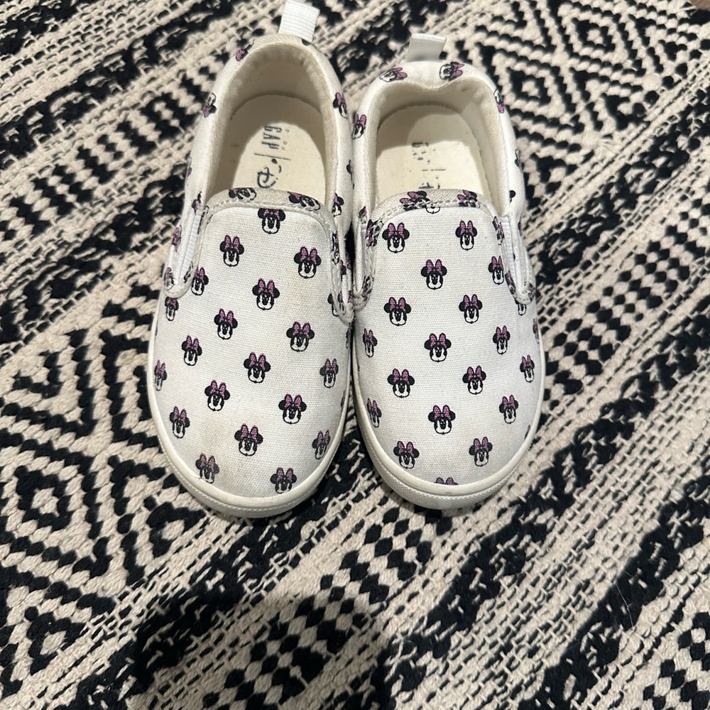 GAP Kids Disney Slip-On Shoes with Minnie Mouse Print